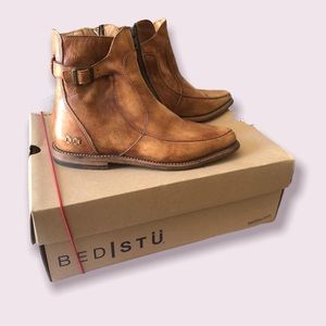 Bed Stu cobbler boots tan new in box